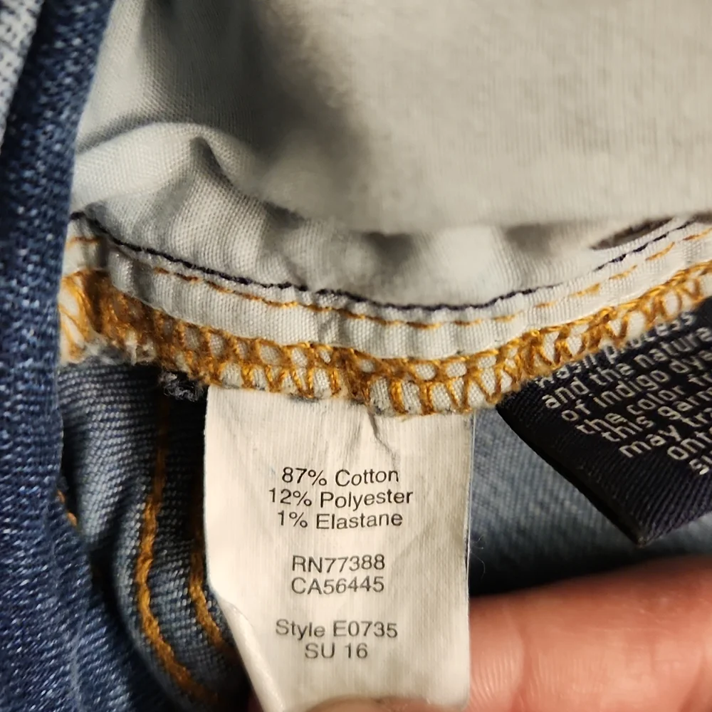 J Crew jeans mid rise skinny‎ women's 28/30 blue denim